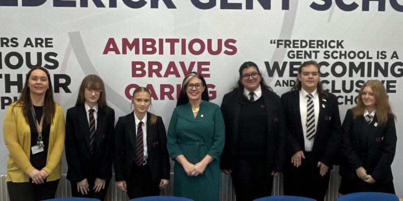 MP visits school